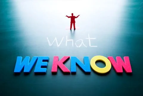 What we know concept Stock Photos