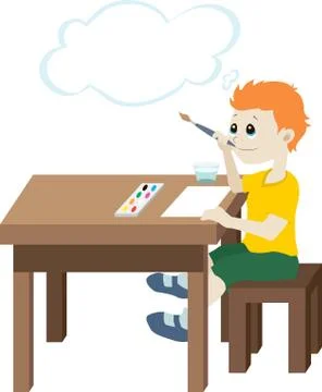 What would I draw Stock Illustration