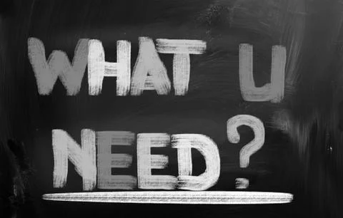 What you need concept Illustrazione stock