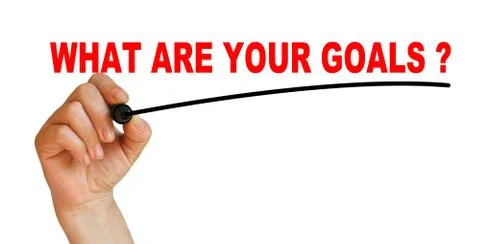 What is your goals Stock Illustration