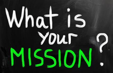 What is your mission? Stock Illustration