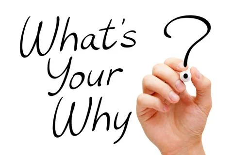 What Is Your Why Existential Question 스톡 사진
