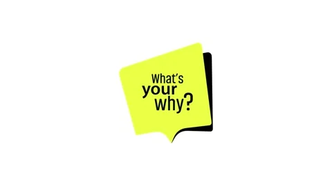 What Is Your Why sign on white background Stock Footage 287937592