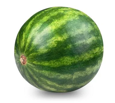Whatermelon isolated on white Stock Photos