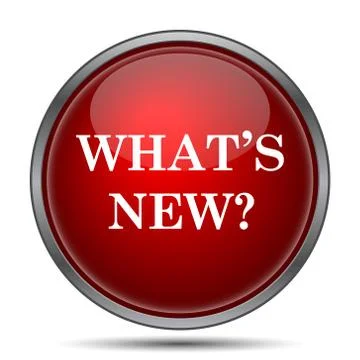 Whats new icon. Internet button on white background.. Stock Illustration