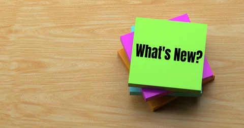 What's New Stock Illustration