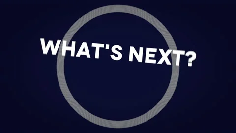 Whats next-Abstract Title Stock Footage 136533977