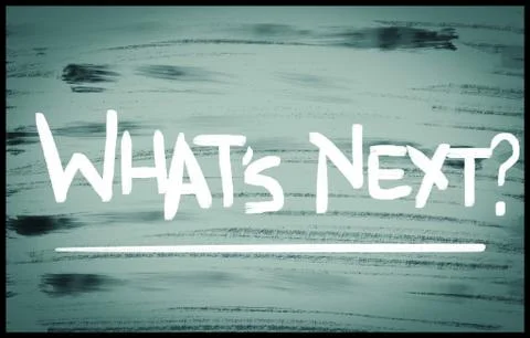 What's next concept Stock-Illustration