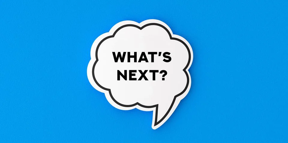 WHATS NEXT Stock Illustration