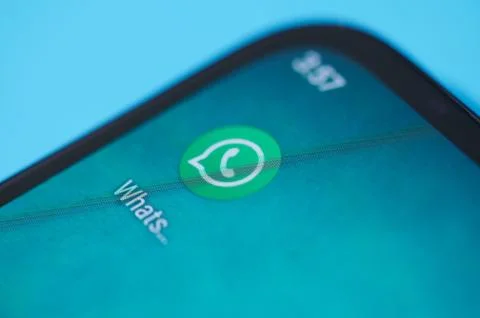 Whatsapp application icon Stock Photos