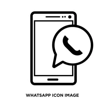 Whatsapp icon image Stock Illustration