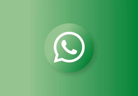 Whatsapp icon printed on paper. Twitter is an online social networking service Stock Illustration