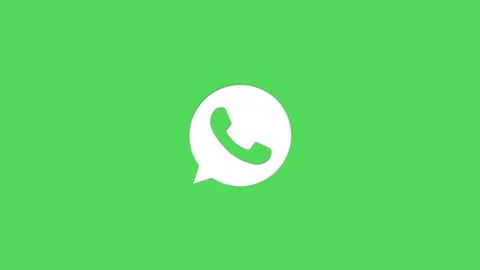 Whatsapp Logo Cut Out Stock Footage 105377038