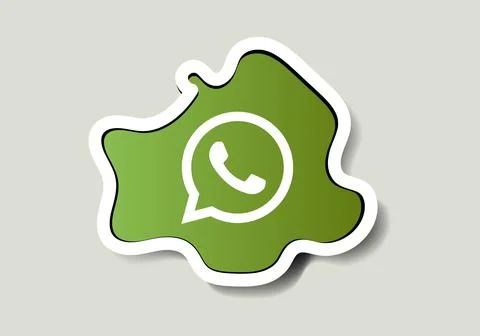 Whatsapp logo vector is a stylized representation of the logo for the popular Stock Illustration