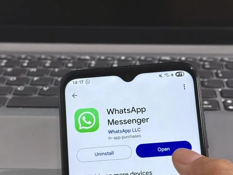 WhatsApp Messenger Stock Photos