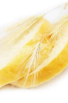 Wheat and bread 스톡 사진