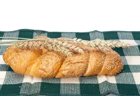 Wheat and bread Stock Photos
