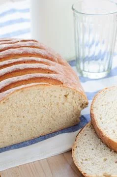 Wheat and Rye Bread with Oats Stock-Fotos