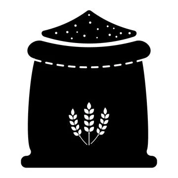 Wheat bag icon. Vector illustration Stock Illustration