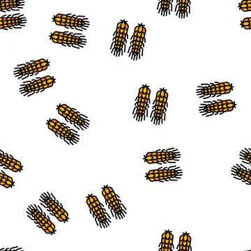 Wheat beer drink vector seamless pattern イラスト素材