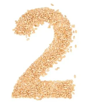 Wheat berries Stock Photos