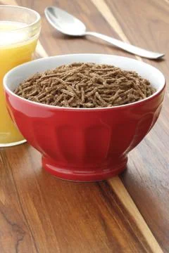 Wheat bran cereal breakfast Foto stock
