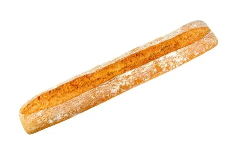 Wheat bread, baguette Stock Photos