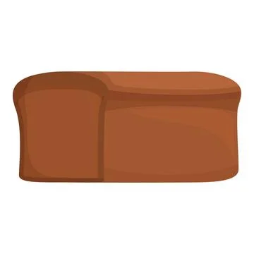 Wheat bread icon cartoon vector. Wheat cake Stock Illustration