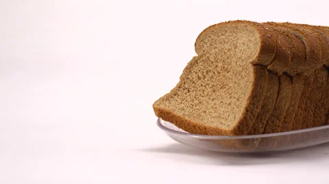 Wheat Bread (Pan) Stock Footage 27602421