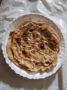 Wheat bread paratha Stock Photos