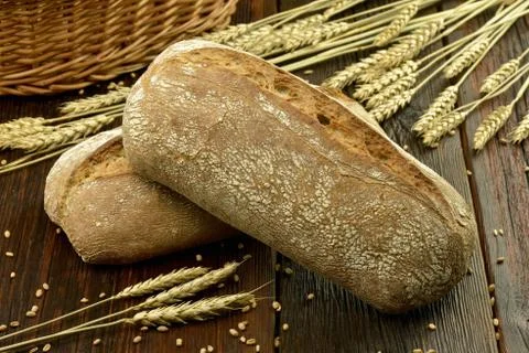 Wheat bread Stock Photos