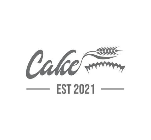 Wheat Cake Logo Sign Stock Illustration