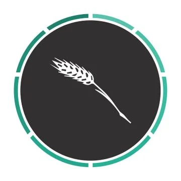 Wheat computer symbol Stock-Illustration