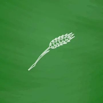 Wheat computer symbol Stock-Illustration