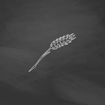 Wheat computer symbol Stock-Illustration