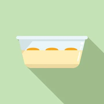 Wheat dought icon flat vector. Pizza bread Stock Illustration