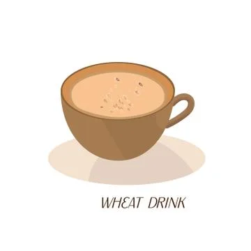 Wheat drink Stock Illustration