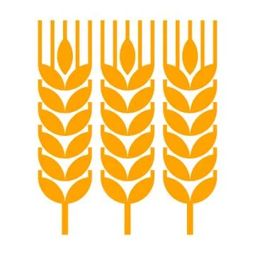 Wheat ear icon Illustrazione stock