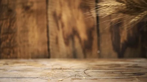 Wheat ears closeup Stock Footage 71240647