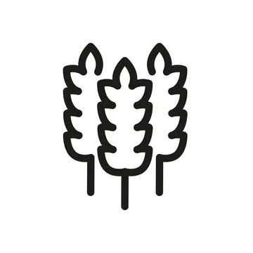 Wheat Ears Icon Stock Illustration
