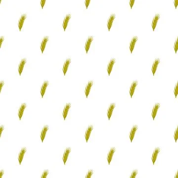 Wheat ears seamless pattern repeating design concept Stock Illustration