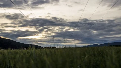 Wheat field timelapse 스톡 동영상 93536383