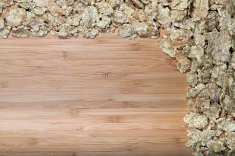 Wheat flake Foto stock