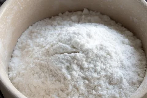 Wheat flour closeup Stock Photos