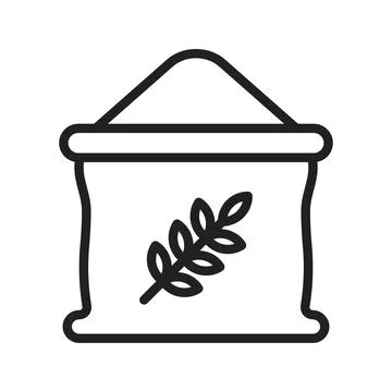 Wheat Flour icon image. Stock-Illustration