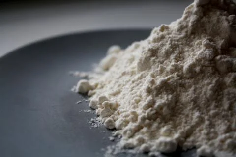 Wheat flour mountain Stock Photos