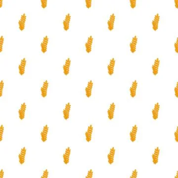 Wheat germ pattern, cartoon style Stockillustratie