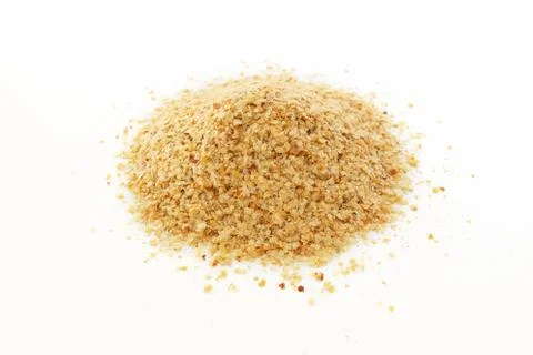 Wheat germ on white background Stock Photos