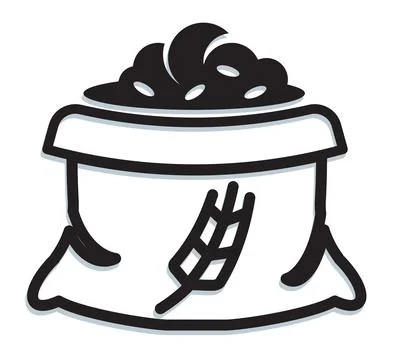 Wheat Grain Sack - Icon Stock Illustration