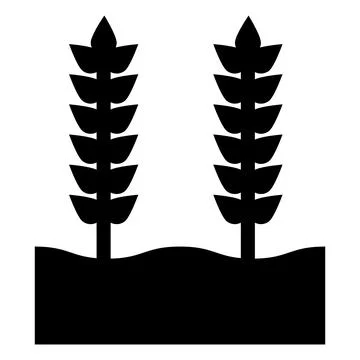 Wheat grain Vector Icon Design Illustration Stock Illustration